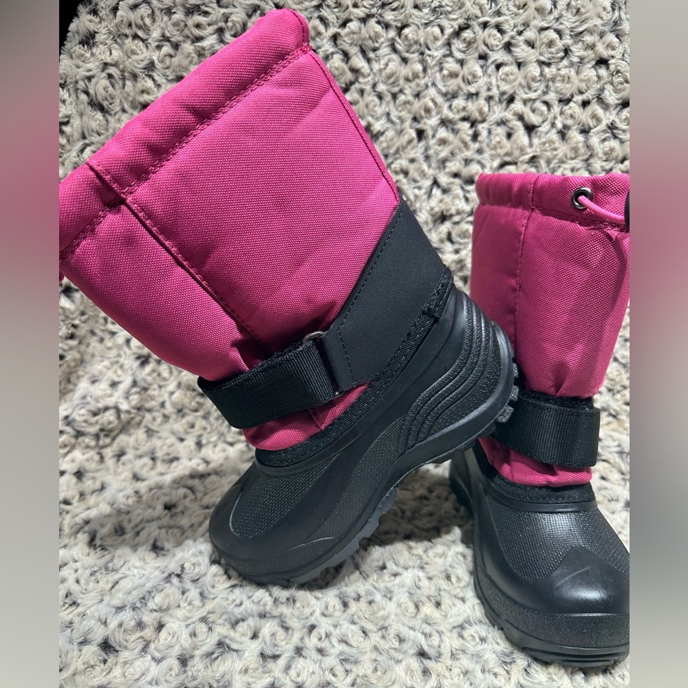 Kamik Kids’ Waterbug Snow Boot Brand New Girls US 11 Black/Pink
